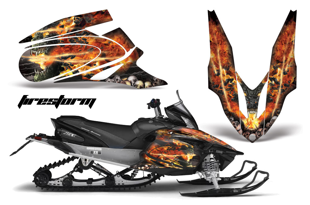 Yamaha Apex 06-11 Wrap Graphics Kit Decal FS B